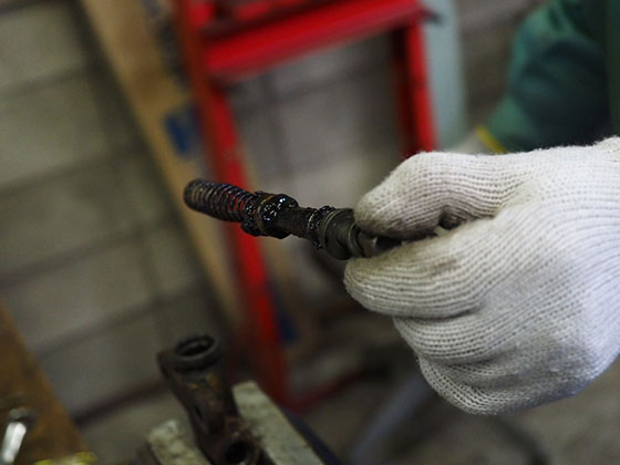 抜けてくれたピストン